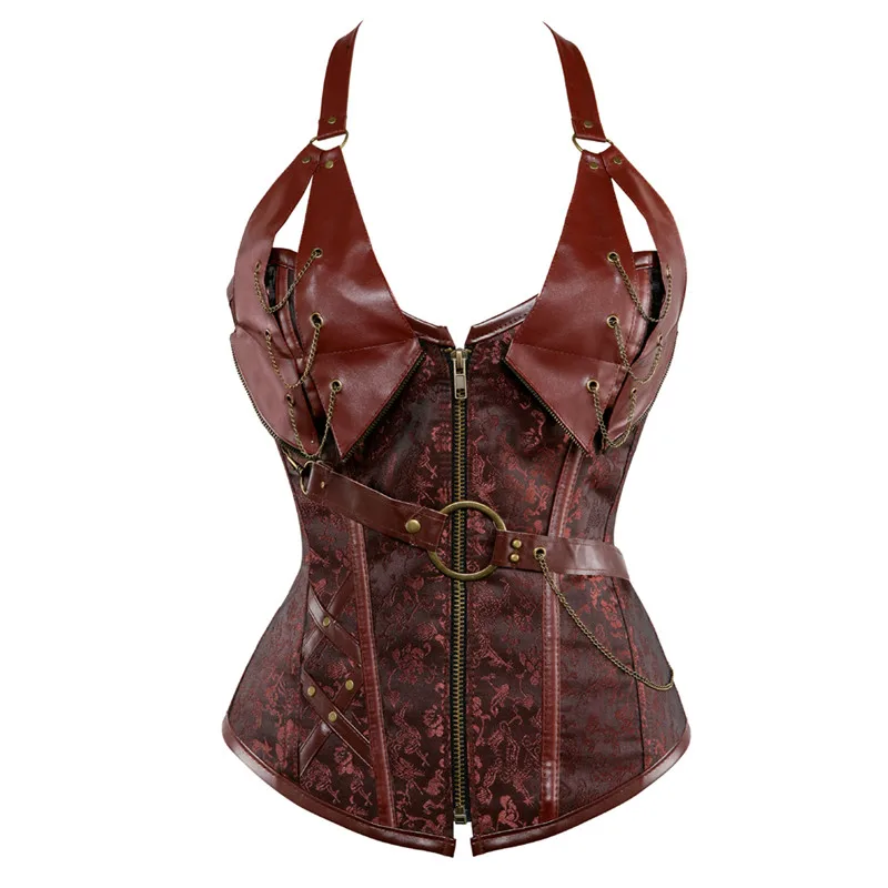 Boning Corset Steel - Sapubonva steampunk kleding vrouwen plus size