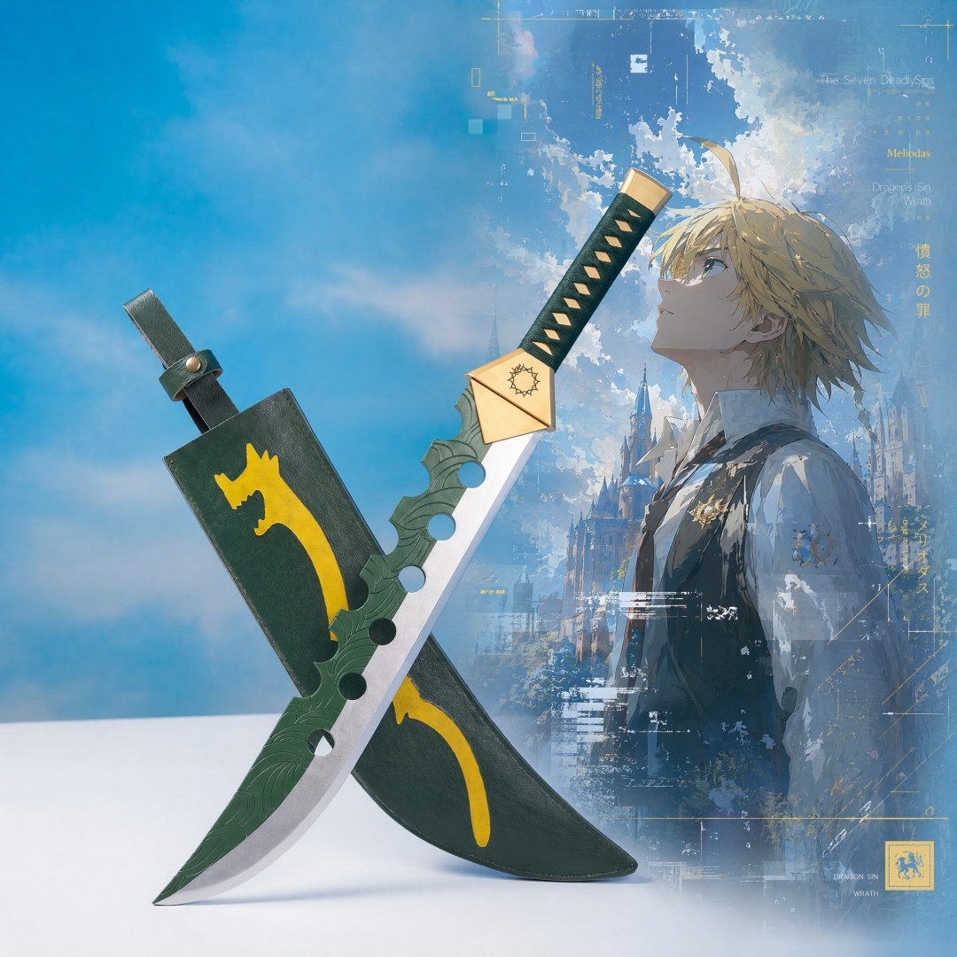 Cosplay Prop Katana - 28 inch De Zeven Doodzonden Meliodas