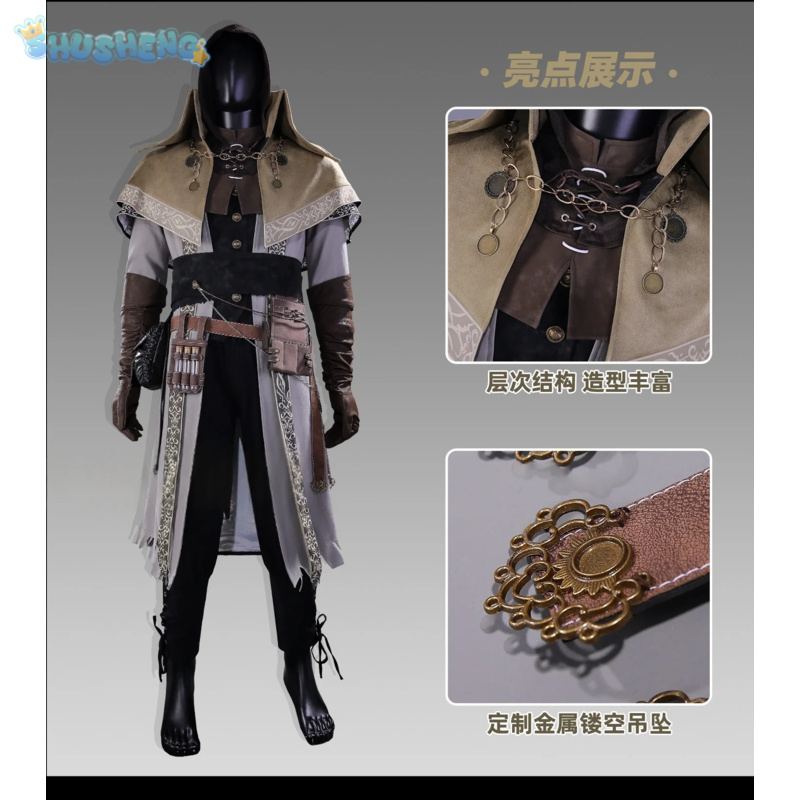 Bloodborne Cosplay Prop - Game Bloodborne Tomb Prospector Cosplay Kostuum