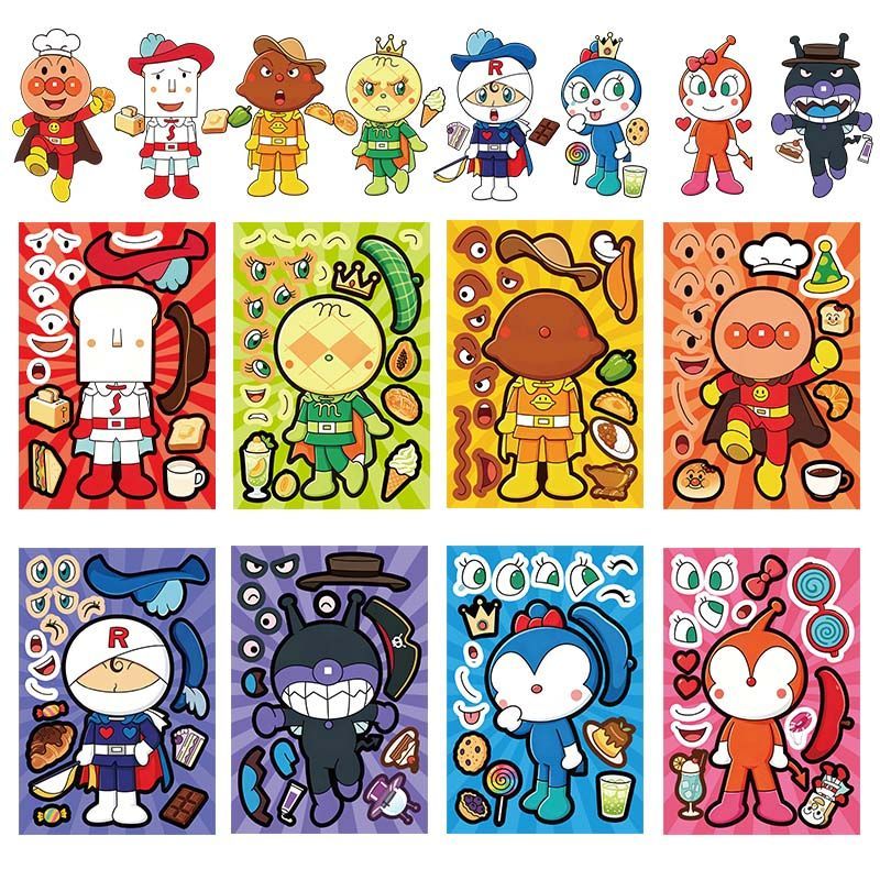 Anpanman collage-stickers, sch - Cosplay Prop Diy recensie en prijs