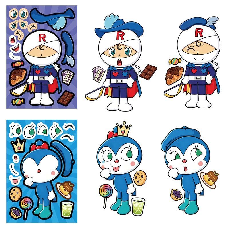 Anpanman collage-stickers, sch - Cosplay Prop Diy recensie en prijs