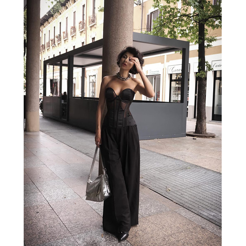 Stalen Bot Vrouwen Sexy Mesh B - Boning Corset Steel recensie en prijs
