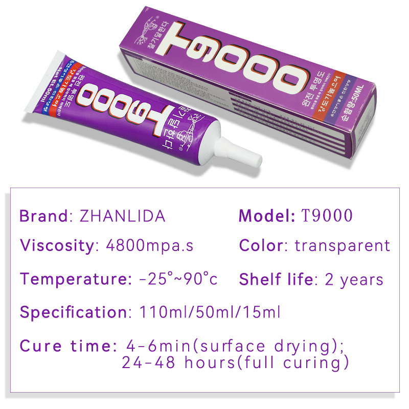 15/50/110ML T9000 Heldere lijm - Contact Cement Glue recensie en prijs