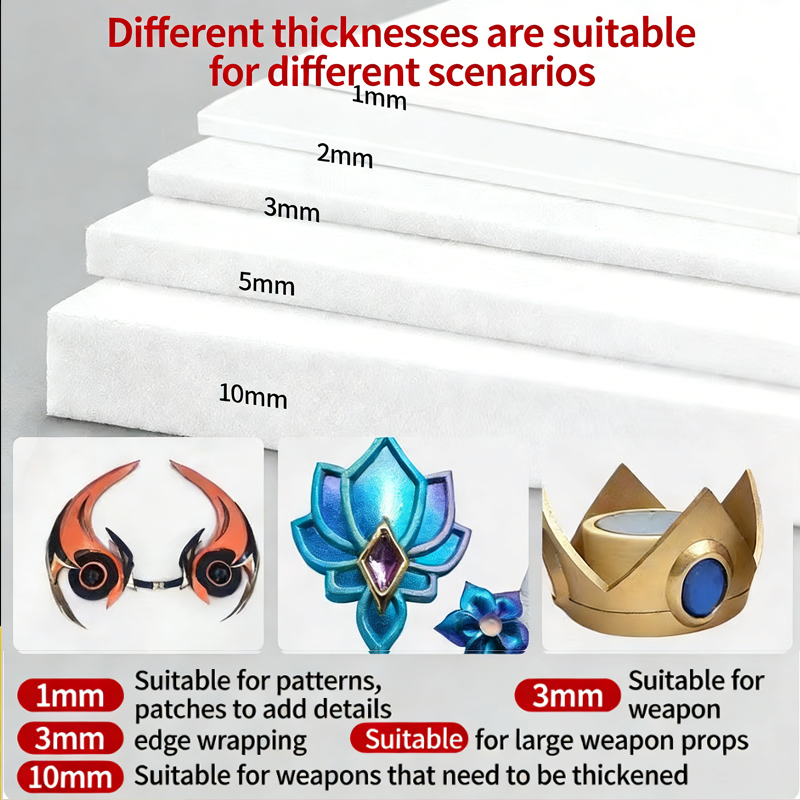 EVA-foam plaatmateriaal model  - Cosplay Props Eva Foam recensie en prijs