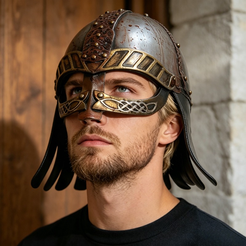 2026 Nieuwe Vikinghelm Middele - Cosplay Props Eva Foam recensie en prijs