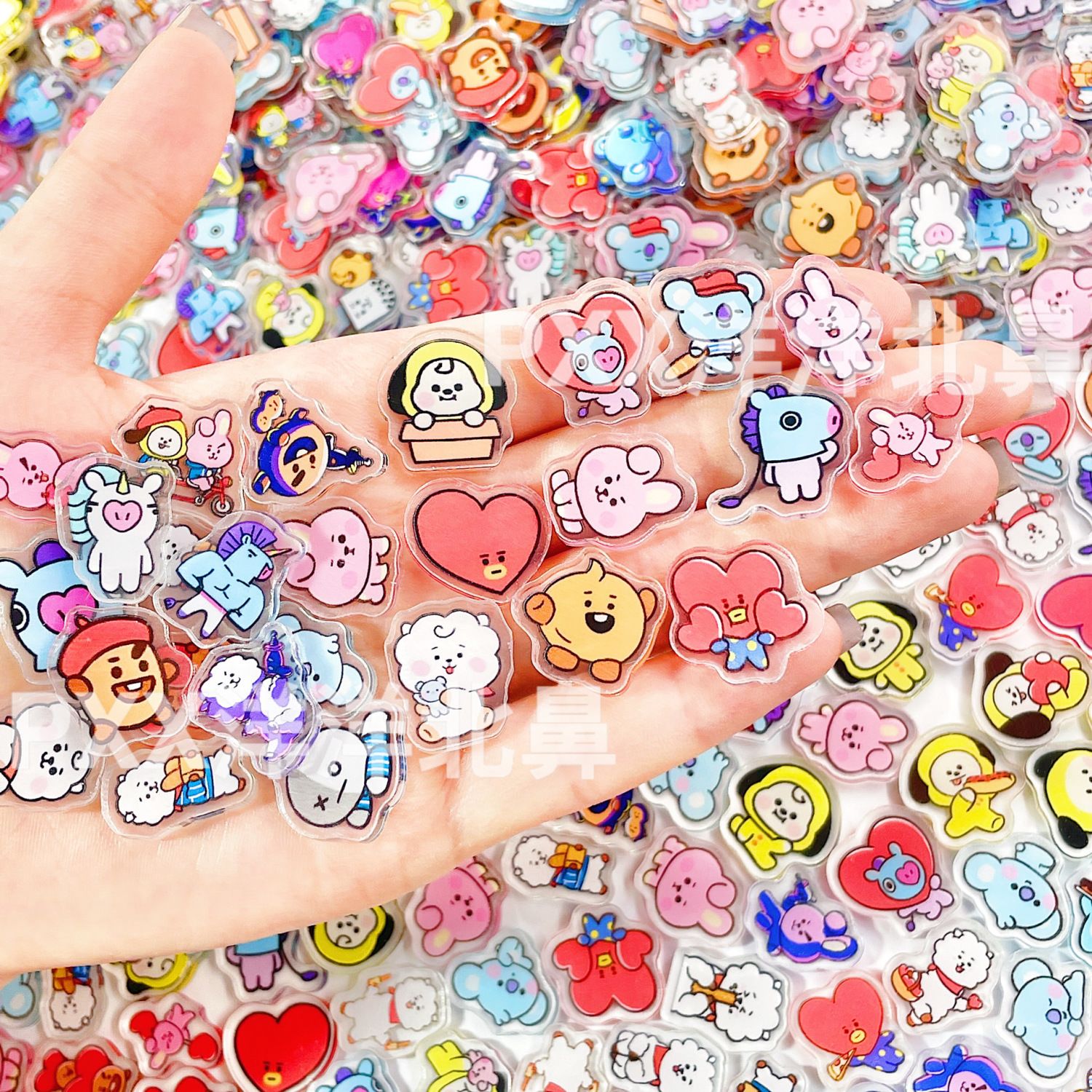100 stuks BT21 BTS enkellaags  - Cosplay Prop Diy recensie en prijs