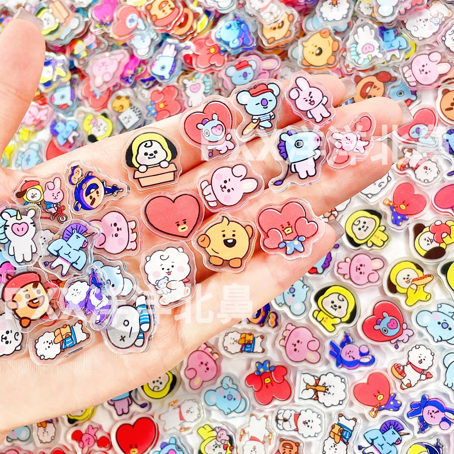 100 stuks BT21 BTS enkellaags  - Cosplay Prop Diy recensie en prijs